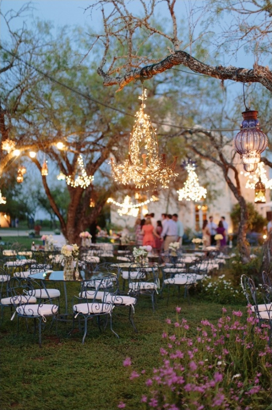 whimsical garden wedding reception ideas