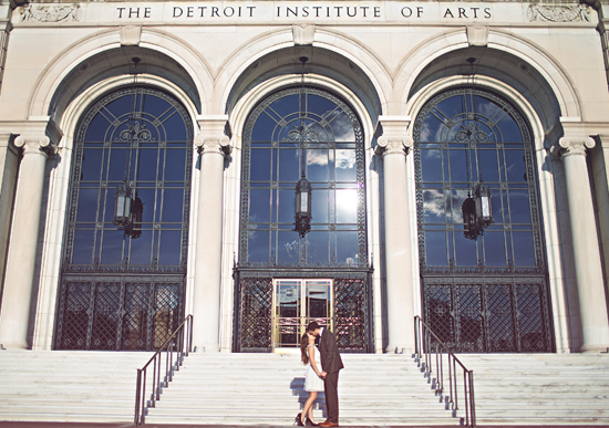 Art Museum Engagement Session |  Detroit, Michigan