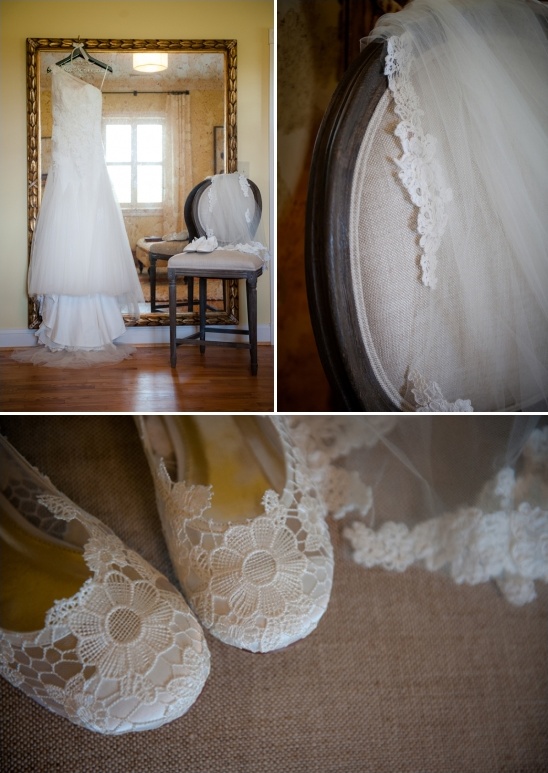 lace wedding accessories