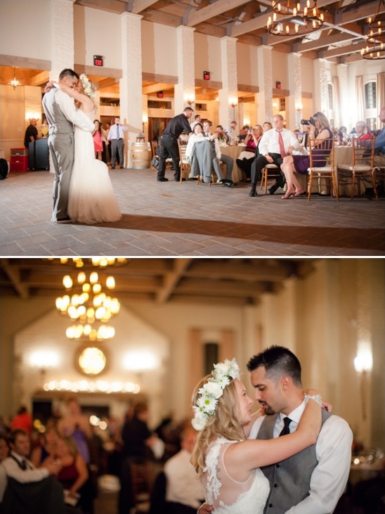 indoor wedding dancing