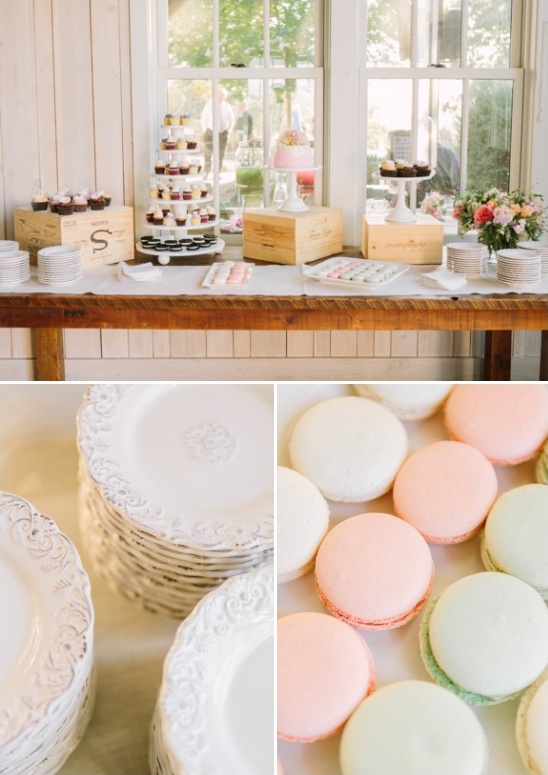 simple dessert table by Moustache Baked Goods