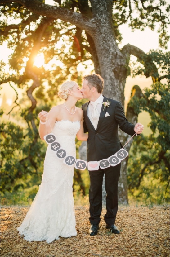thank you wedding banner