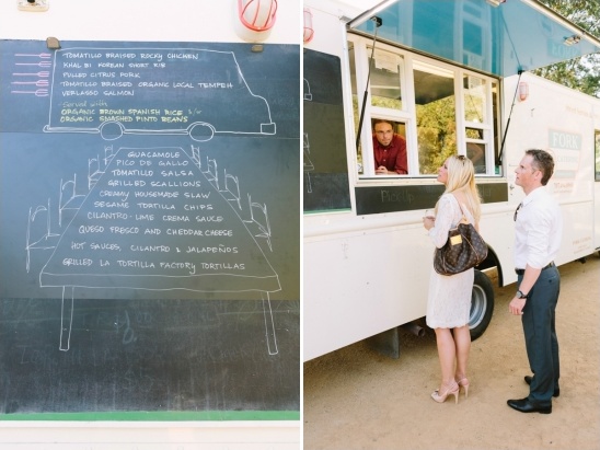 food truck at rehearsal dinner