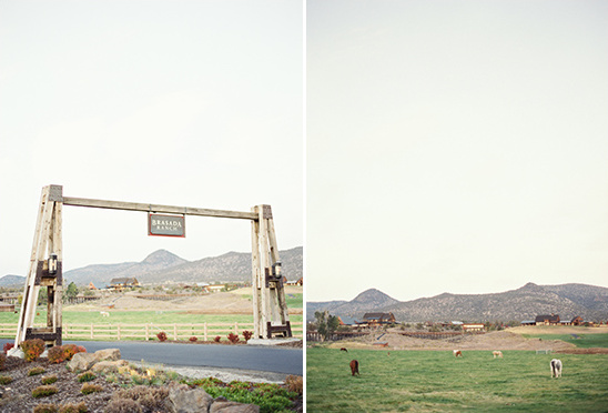 Brassada Ranch entry gate and scenic landscape view