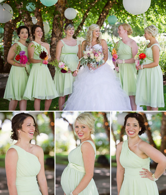 celery green bridesmaids