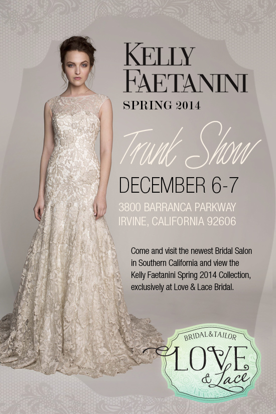 Kelly Faetanini Spring 2014 Trunk Show wedding dress