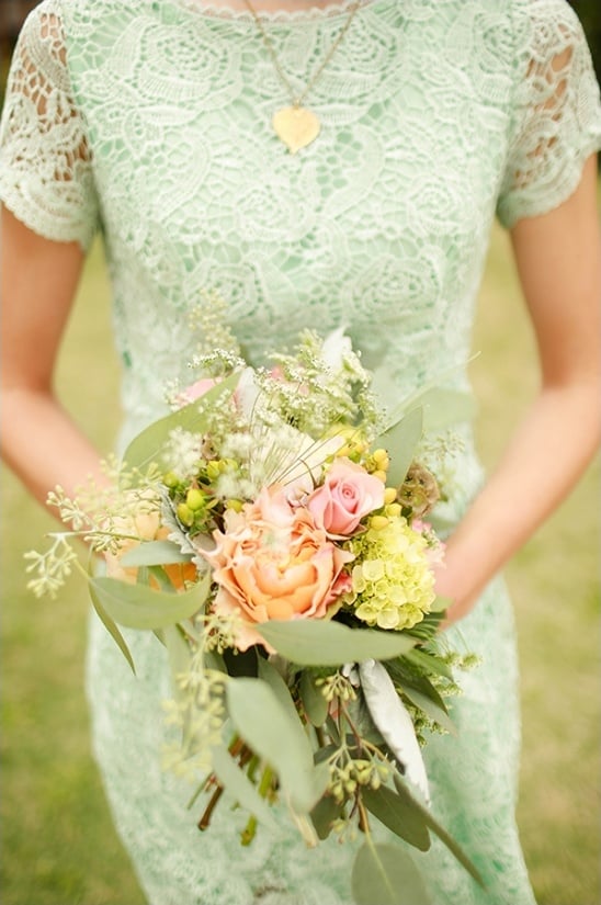 mint green bridemaid dress