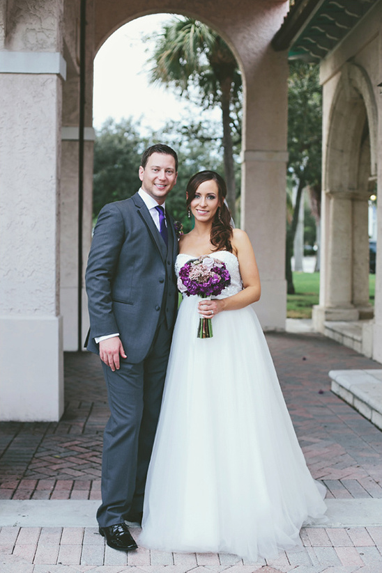 Glamorous Violet Vegan Wedding