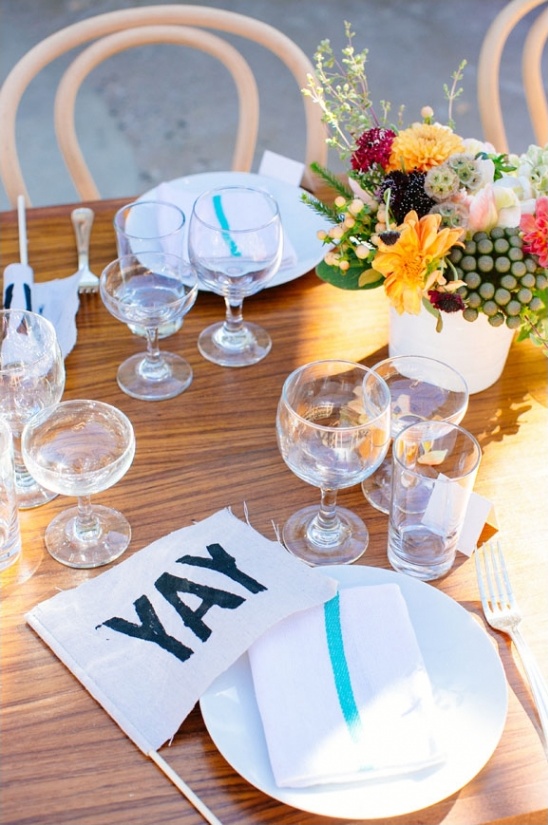 simple and fun table decor
