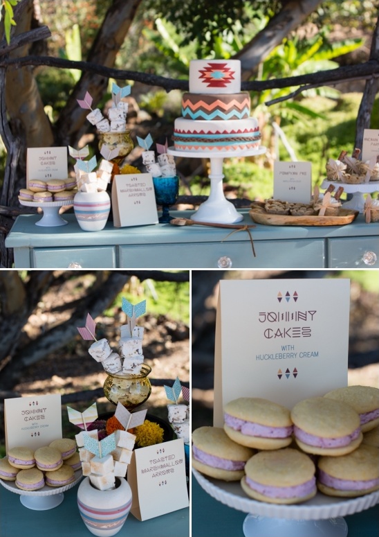 Colorful cakes and desserts, party treats