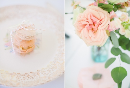 Here's an alt tag option for the image:

`Pastel macarons in a box, pretty pink roses`