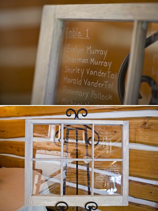 write guests names on a window