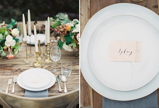 organic table decor