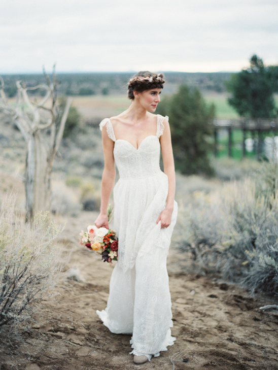boho chic bridal looks