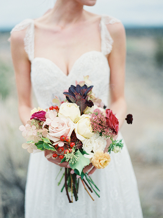 organic bridal bouquet
