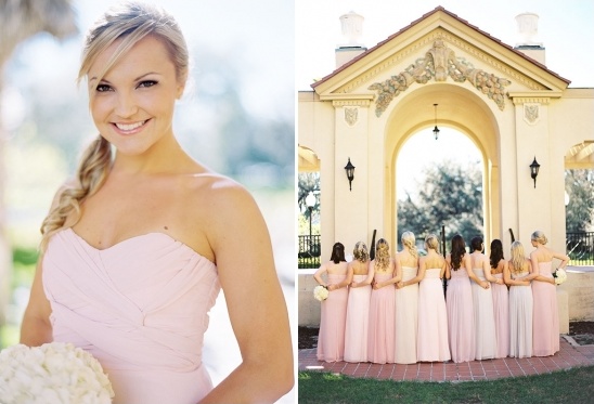 pink bridesmaid dresses