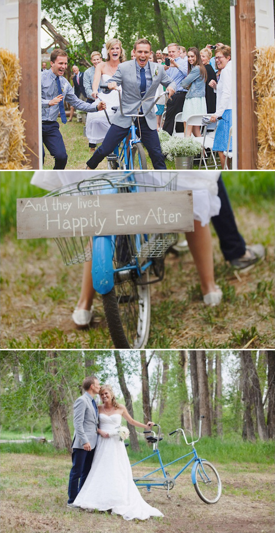 bike wedding ideas