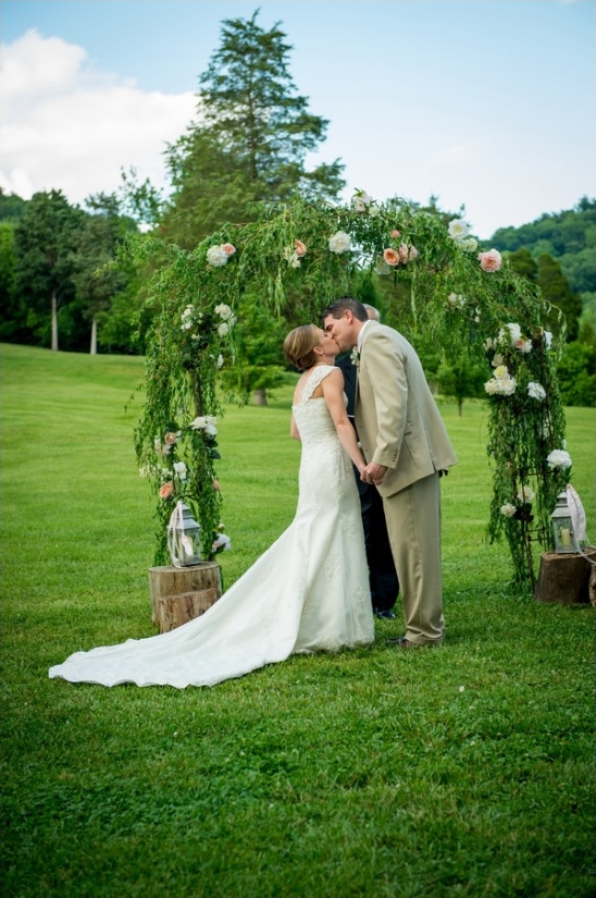 floral ceremony arch ideas