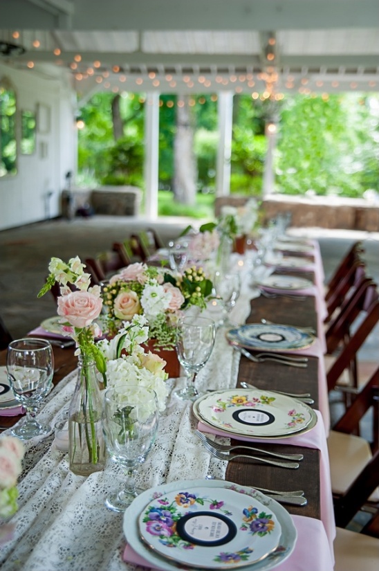 vintage wedding tablescape ideas