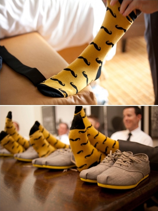 matching groomsmen socks and shoes