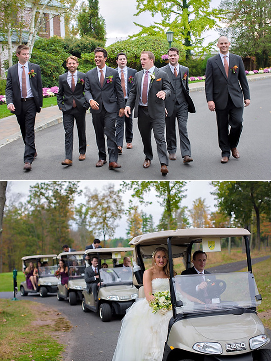golfcart wedding party