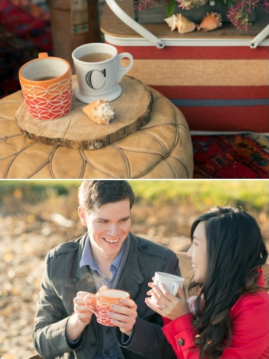 warm drinks for a fall picnic