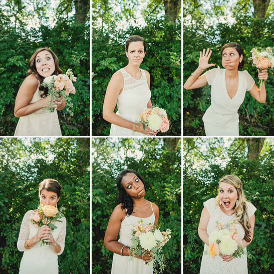 goofy bridesmaid faces