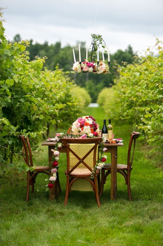 elegant floral table design
