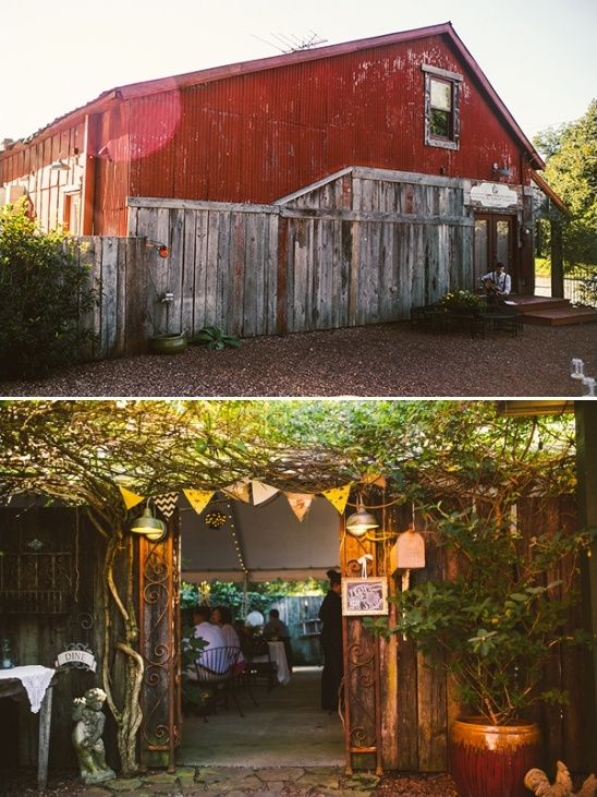 barn style wedding reception