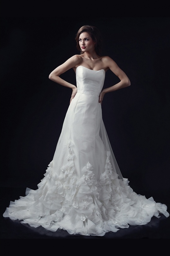 sophi paulette gown and sophie skirt from the heidi elnora fall 2014 collection