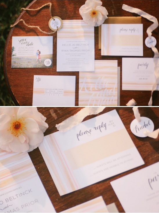 watercolor wedding invites