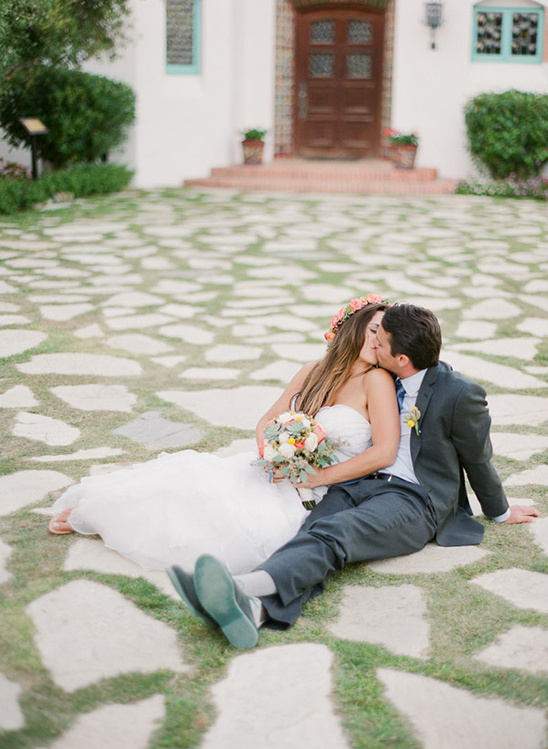 Malibu Hand Crafted Mint And Peach Wedding