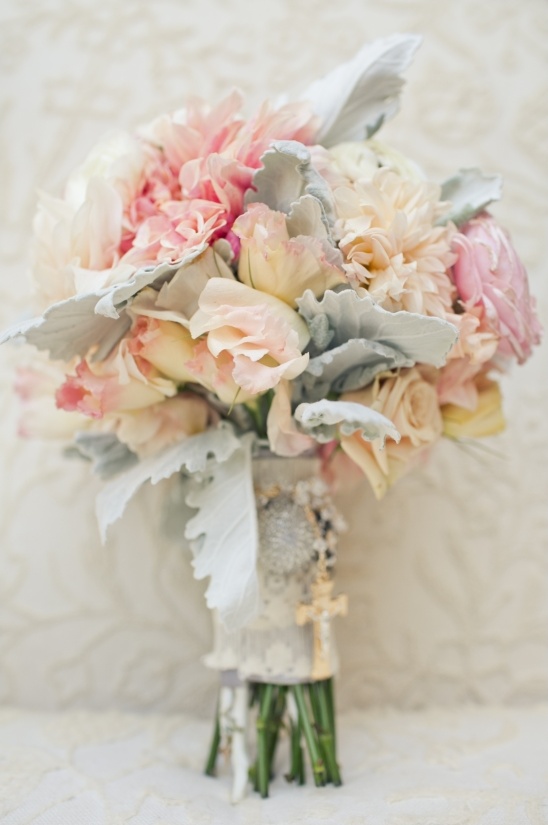 pastel wedding bouquet by knot just flowers