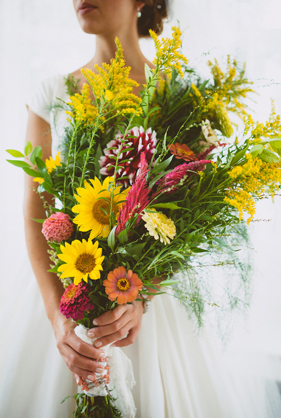 Missouri DIY Wildflower Wedding