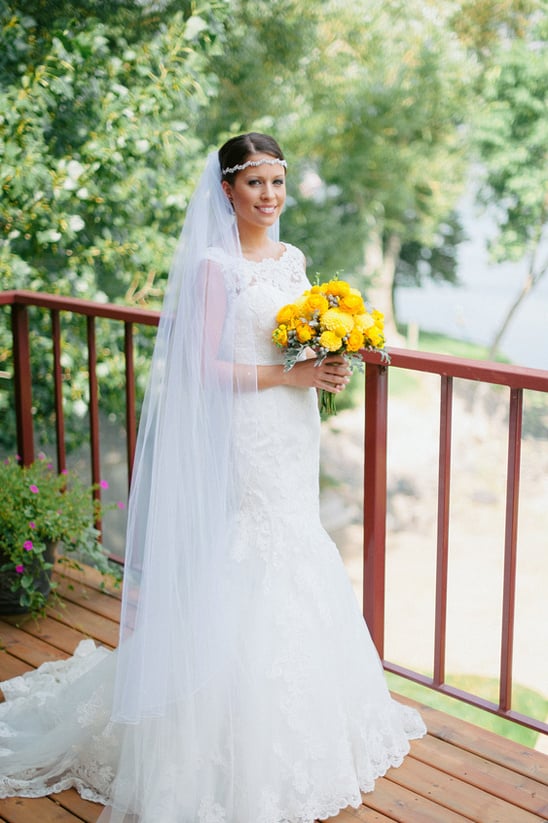 lace wedding gown from Jenni's Bridal Boutique