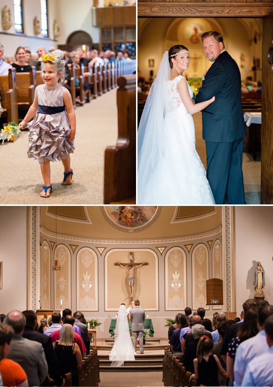 formal church wedding ceremony