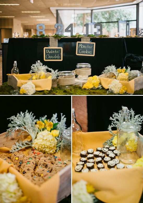 cookie bar with chalkboard labels