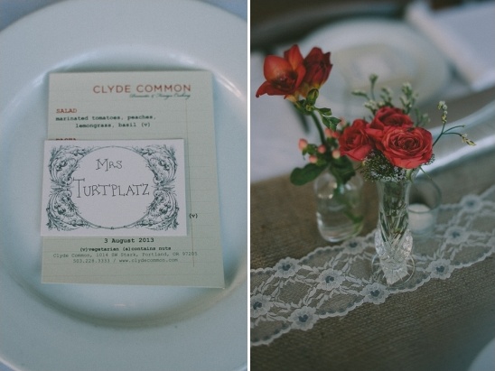 cylde common wedding menu