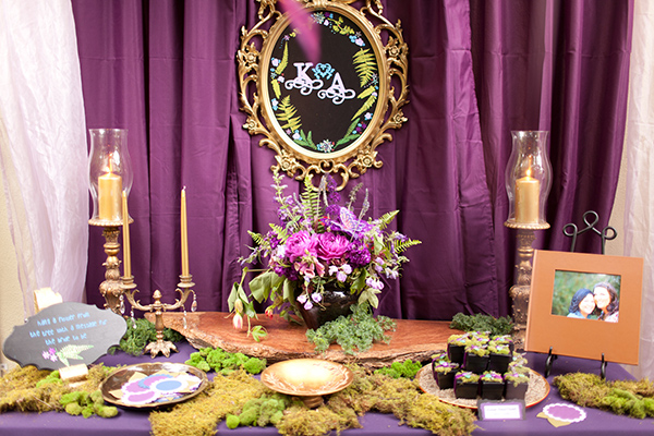 purple-and-gold-bridal-shower-ideas