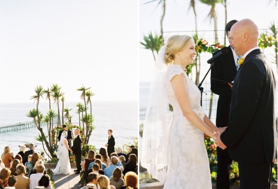 ocean front wedding