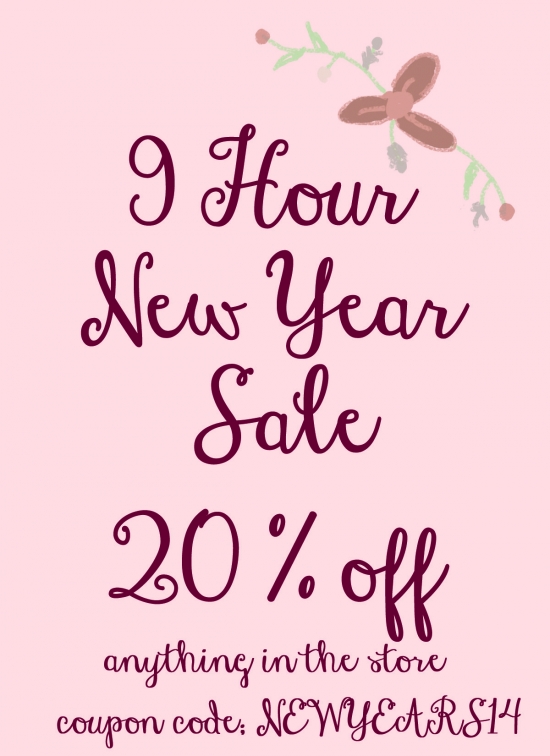 9 hours New Years Sale on Everything