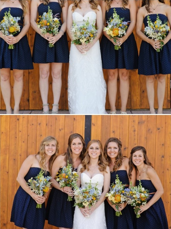 navy blue bridesmaids dresses