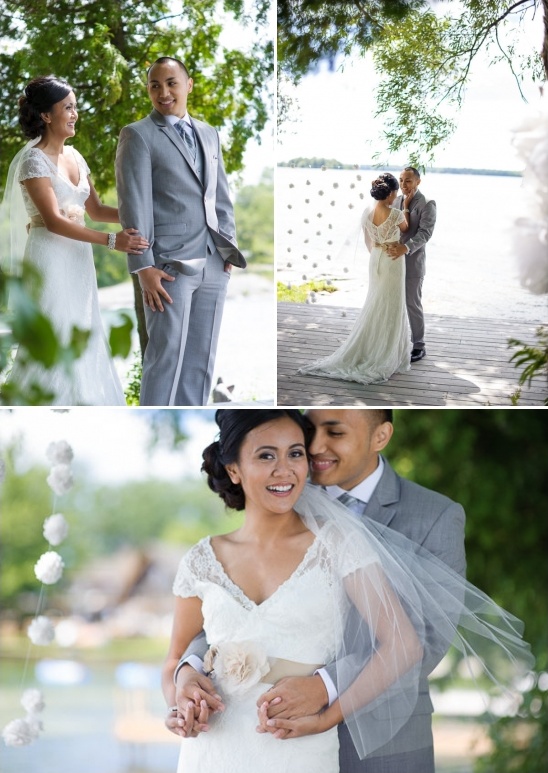 canadian wedding first look