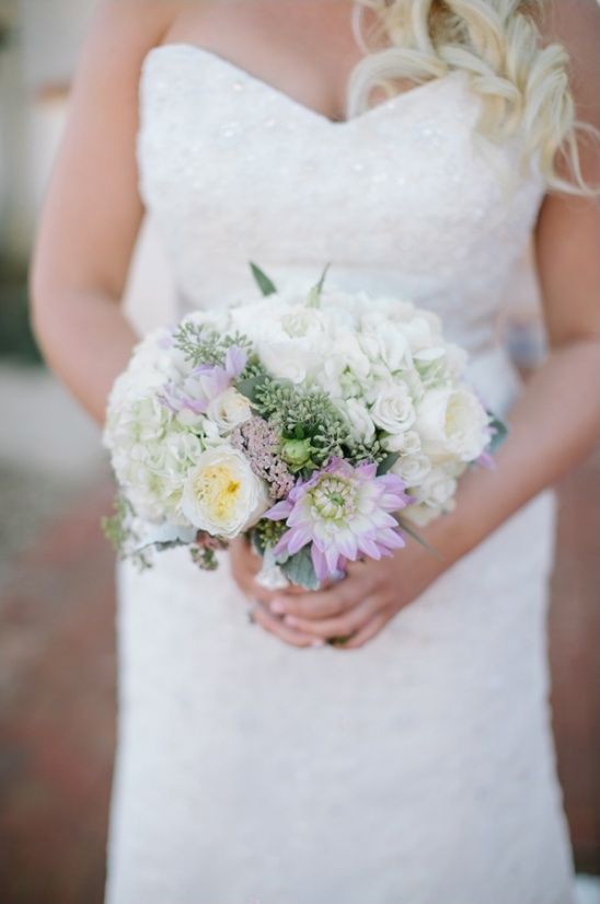purple and white bouquet by modern bouquet
