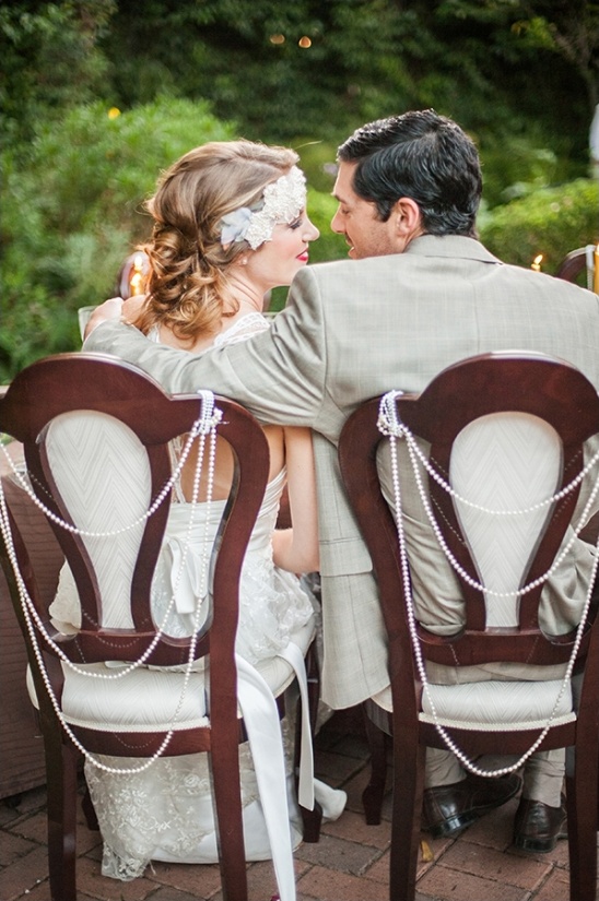 bride and groom wedding seats
