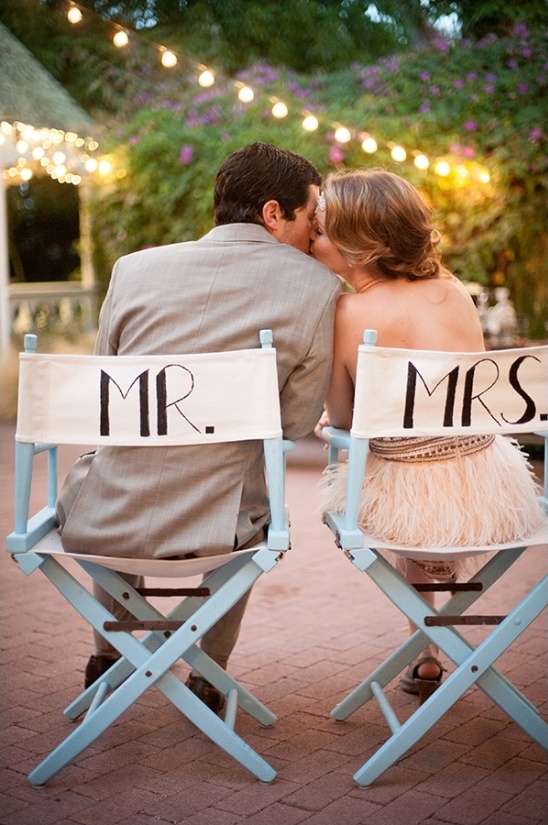 mr and mrs directors chairs
