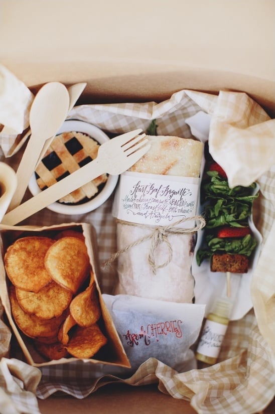 gourmet picnic dinner in a box by attitude on food