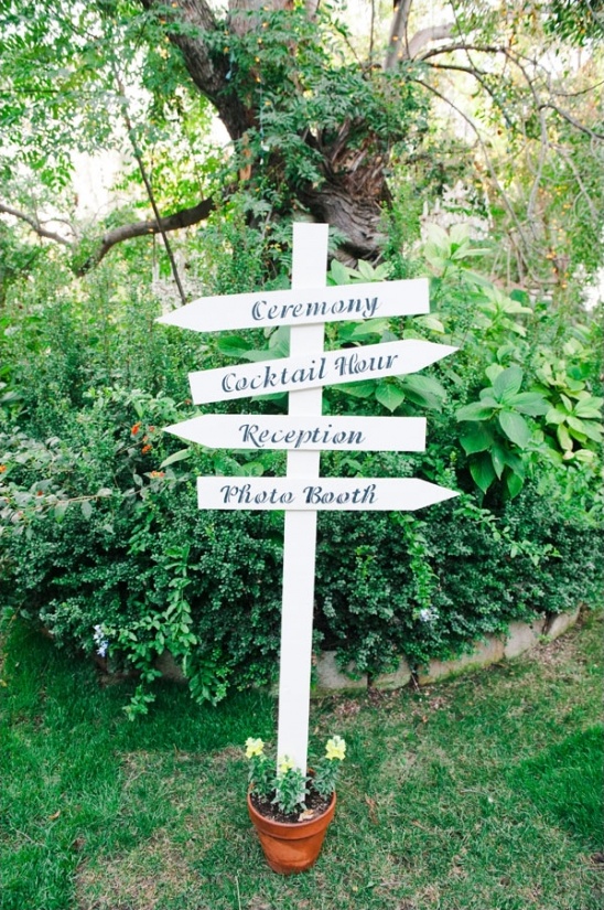 Wedding event signage: Ceremony, Cocktail Hour, Reception, Photo Booth