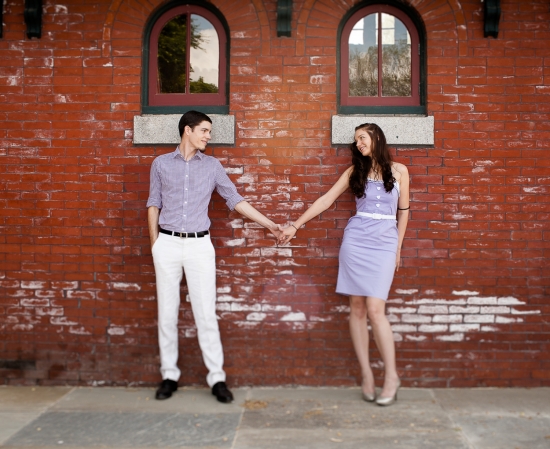 Fashion Model Gets Engaged at Horticultural Center