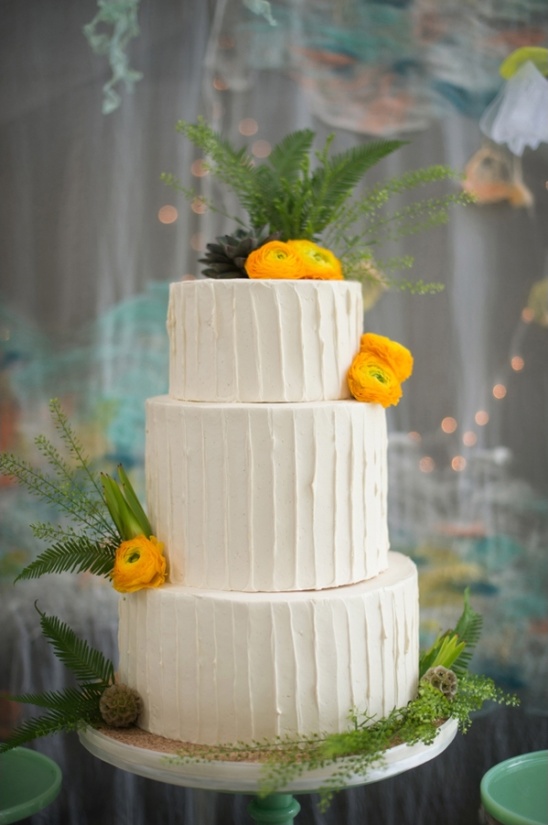 white buttercream wedding cake by sweet heather anne